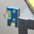 Valumark Hank 3" Level / Ruler Keyring — view 8