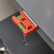 Valumark Hank 3" Level / Ruler Keyring — view 12