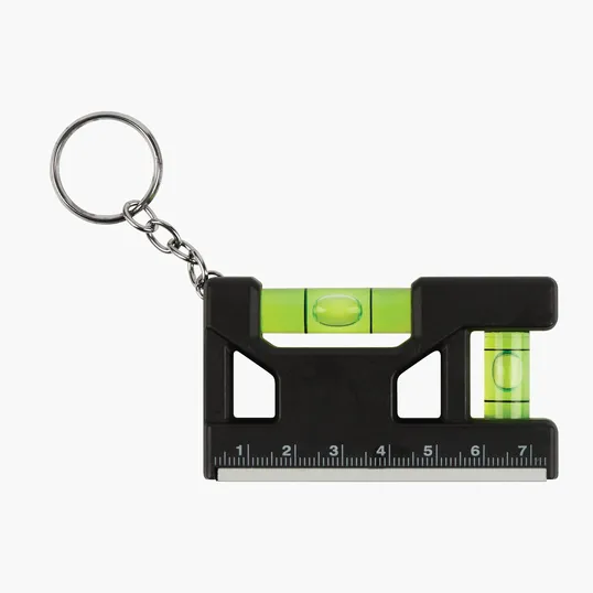 Valumark Hank 3" Level / Ruler Keyring — view 2