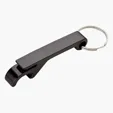 Norris Aluminum Bottle Opener Keyring — view 2