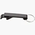 Norris Aluminum Bottle Opener Keyring — view 3
