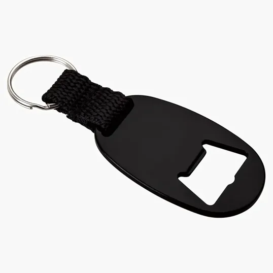 Valumark Oakvale Aluminum Bottle Opener Keyring — view 4