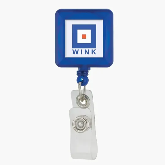 Divo Square Badge Holder with Retractable Clip — view 5