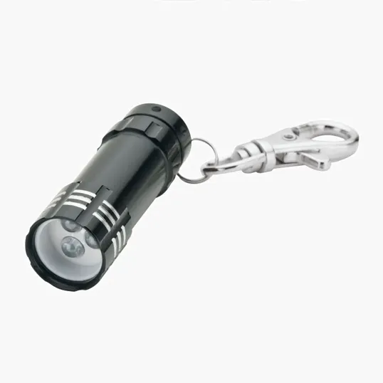 Ugo Aluminum LED Flashlight with Lobster Clip — view 3