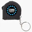 Gosto Mini Tape Measure Keyring, 6-Foot