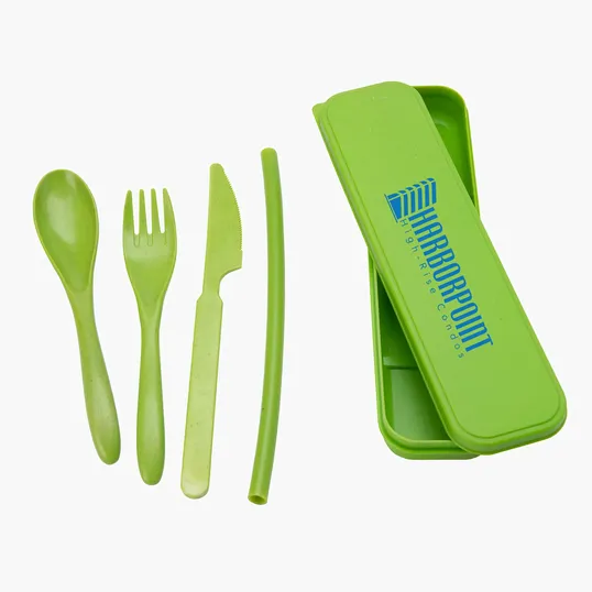 Alameda Wheat Straw Cutlery Set — view 4