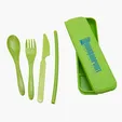 Alameda Wheat Straw Cutlery Set — view 4