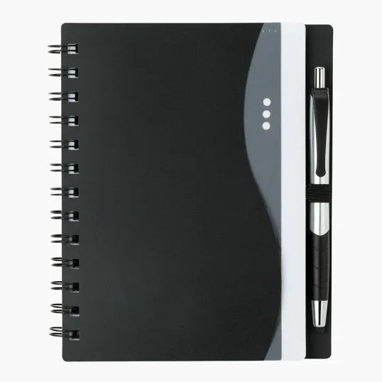 Bellevue Junior Spiral Notebook with Stylus Pen — view 3