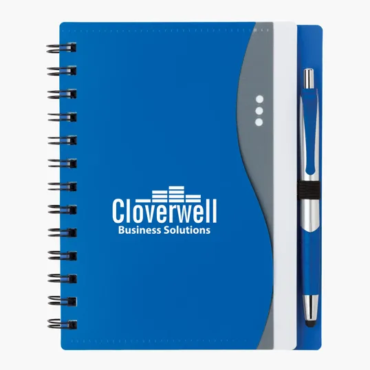 Bellevue Junior Spiral Notebook with Stylus Pen — view 6