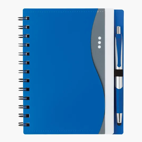 Bellevue Junior Spiral Notebook with Stylus Pen — view 7