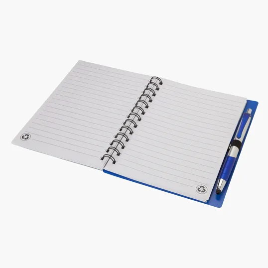 Bellevue Junior Spiral Notebook with Stylus Pen — view 9