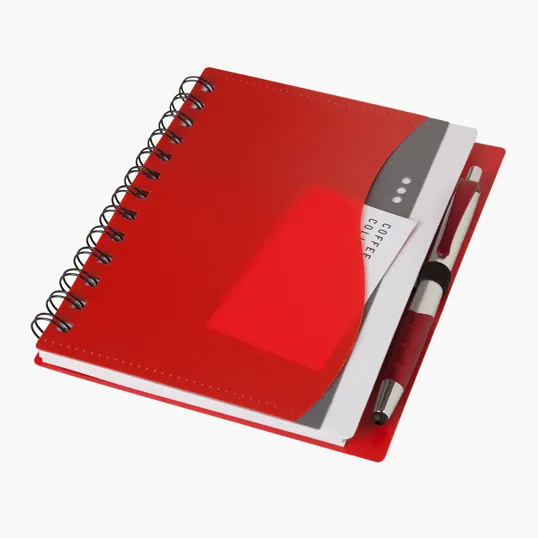 Bellevue Junior Spiral Notebook with Stylus Pen — view 12