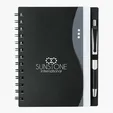 Bellevue Junior Spiral Notebook with Stylus Pen — view 2