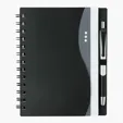 Bellevue Junior Spiral Notebook with Stylus Pen — view 3