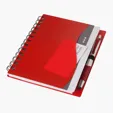 Bellevue Junior Spiral Notebook with Stylus Pen — view 12