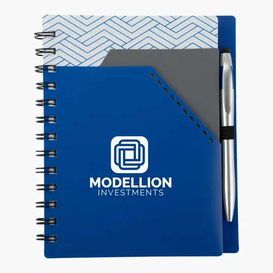 Valumark Trapezoid Junior Notebook with Stylus Pen — view 10