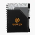 Valumark Trapezoid Junior Notebook with Stylus Pen — view 2