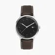 39mm Stainless Steel Silver Case Watch with Date — view 2