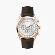 Men's Rose Gold Stainless Steel Watch with Japanese Movement