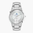 43mm Two-Tone Stainless Steel Watch with Date