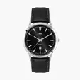 43mm Stainless Steel Silver Case Watch with Date