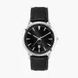 43mm Stainless Steel Silver Case Watch with Date — view 2