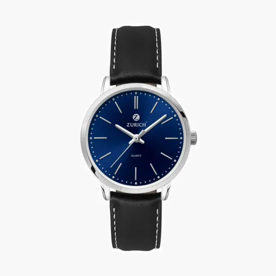 30.5mm Silver Metal Case Watch with 3-Hand Movement
