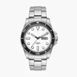 42.5mm Stainless Steel Watch with Black Bezel and Day-Date — view 2
