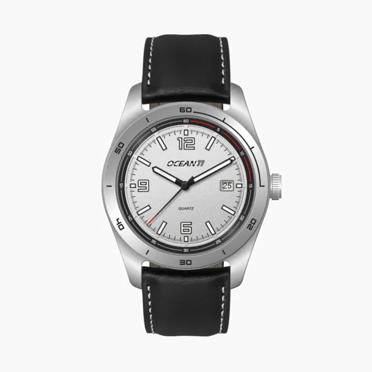 42mm Stainless Steel Watch with Japanese Movement