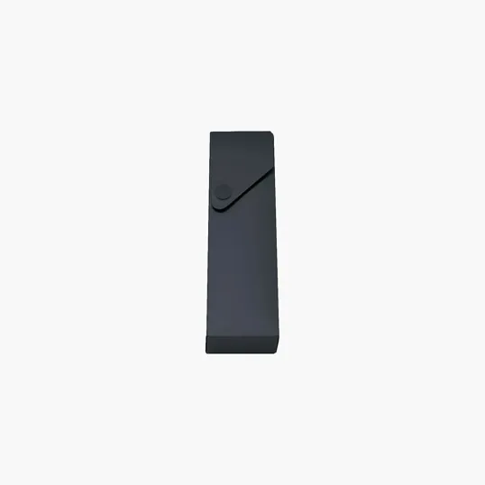 Black Rectangular Button Gift Box — view 3