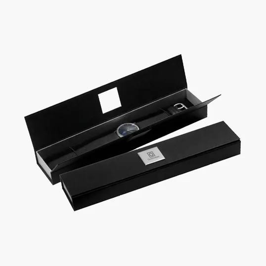 Rectangular Cardboard Watch Gift Box — view 2