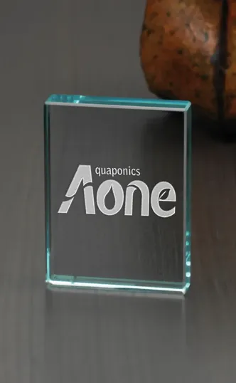 Tavoli Jade Crystal Paperweight, Vertical
