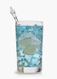 7 oz. Side Water Glass, Deep Etched — view 2
