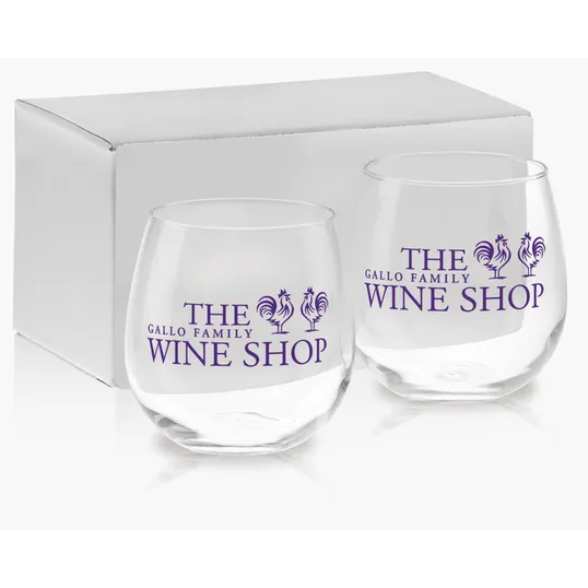Stemless Red Wine Gift Set, 16.75 oz.