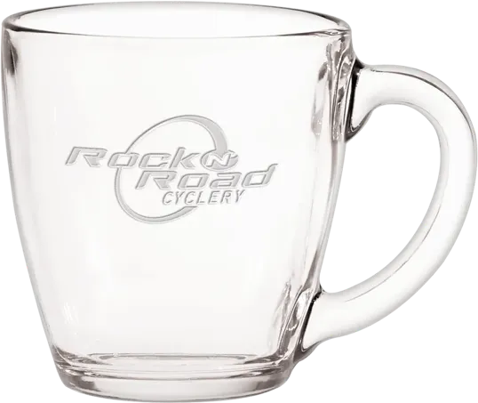16 oz. Glass Bistro Coffee Mug — view 2