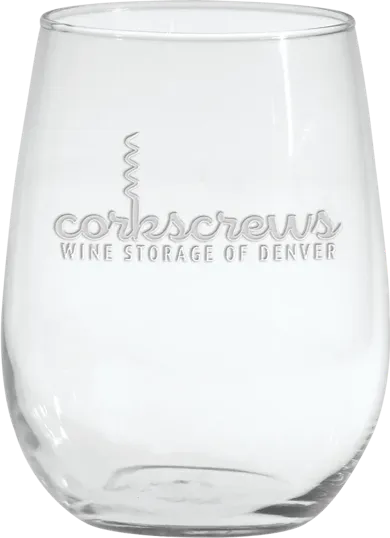 Vina Stemless White Wine Glass, 17 oz. — view 2
