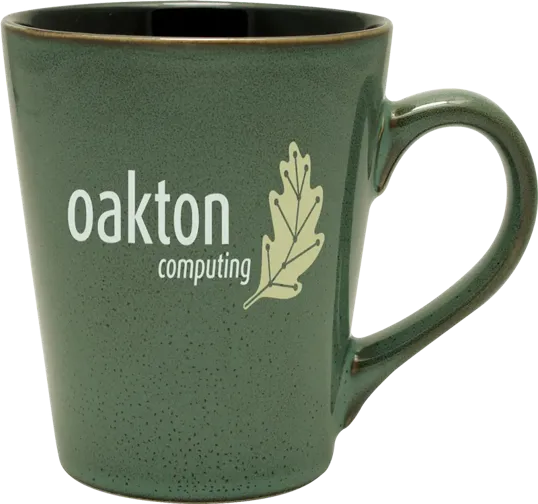14 oz. Serenity Cafe Collection Ceramic Mug — view 2