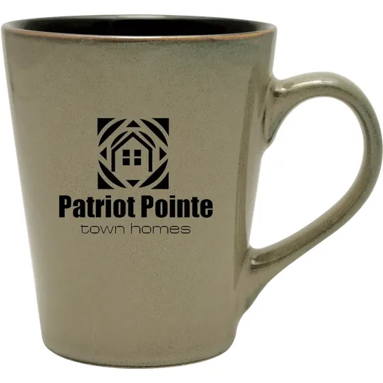14 oz. Serenity Cafe Collection Ceramic Mug — view 3