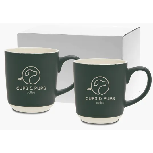 15 oz. Etched Anaphora Collection Ceramic Mug Gift Set — view 3