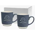 15 oz. Etched Anaphora Collection Ceramic Mug Gift Set