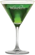 Rona Martini Glass, 10.25 oz., Deep Etched