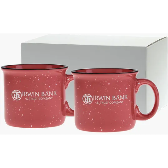 Etched Camper Collection Ceramic Mug Gift Set — view 4