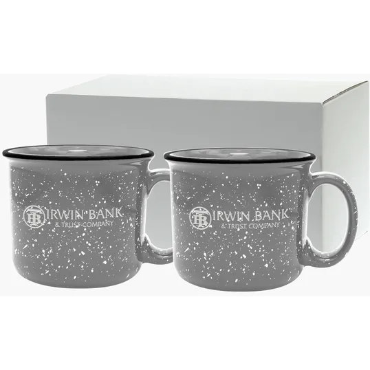 Etched Camper Collection Ceramic Mug Gift Set — view 5