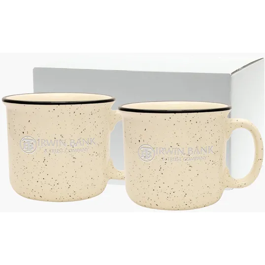 Etched Camper Collection Ceramic Mug Gift Set — view 12