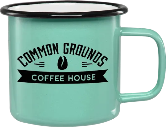 16 oz. Metal Enamel Camper Mug — view 3