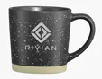 Harmony Collection Deep Etched Ceramic Mug, 12 oz.