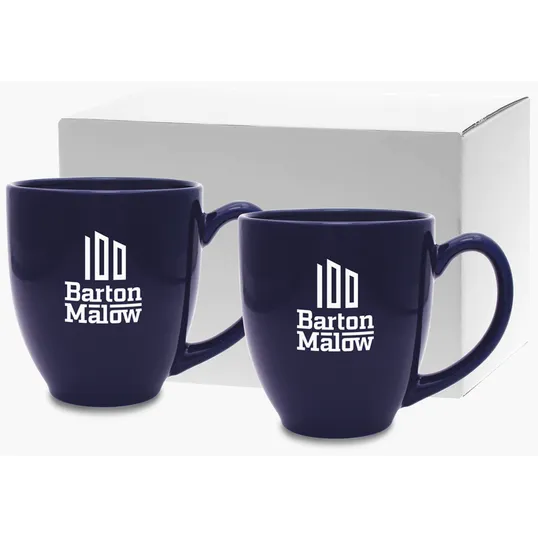 Bistro Collection Ceramic Mug Gift Set, 14 oz. — view 4