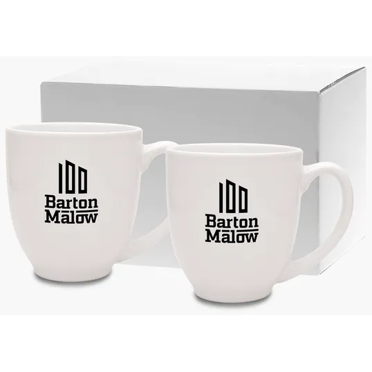 Bistro Collection Ceramic Mug Gift Set, 14 oz. — view 5