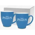 Duo-Tone Bistro Gift Set, 16 oz. Ceramic Mugs — view 7