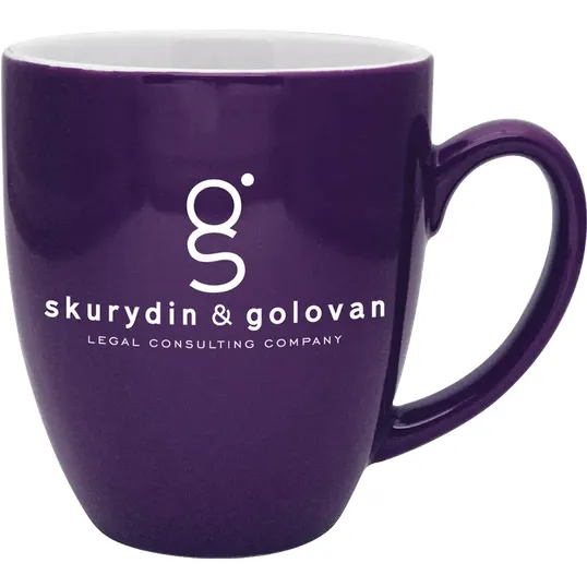 16 oz. Duo-Tone Bistro Collection Ceramic Mug — view 6